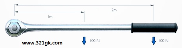 扭矩和力臂的关系