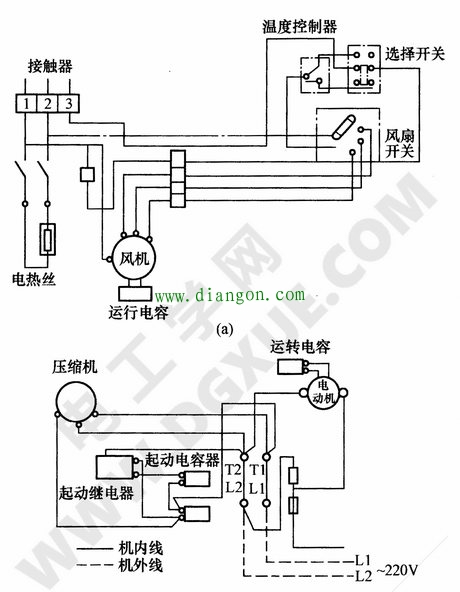 分体式空调器电路图