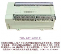 誉达PLC标准型YDG3u-64MT-6AI2AO-F1